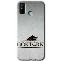 Tecno Spark 6 Go Kılıf HD Desen Baskılı Arka Kapak - Göktürk + Kırılmaz Cam