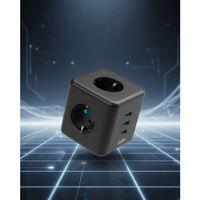 Elektronik Cihazlar İçin Akım Korumalı 3 Prizli Usb’li Küp Priz