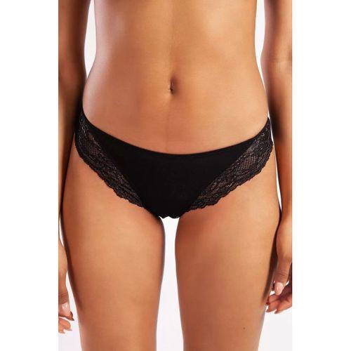 Golshan Goldy Mini Slip, Kadın Dantelli Siyah Külot