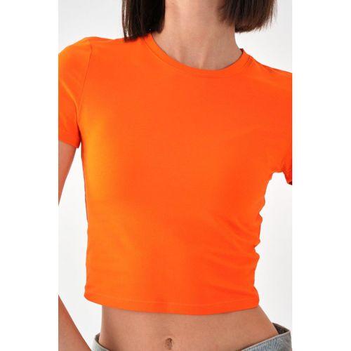 ALEXANDERGARDI Kısa Kollu Crop T-shirt