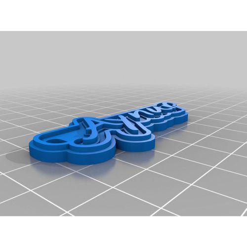 Kişiselleştirilmiş Çok Satırlı Etiket veya Anahtarlık