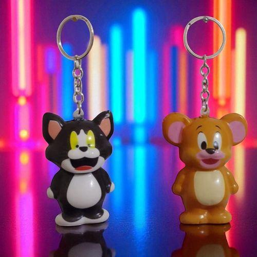 2 ADET MİNİ TOM VE JERRY SUKUŞİ ANAHTARLIK DUYUSAL OYUNCAK TOM VE JERRY OYUNCAKLARI YILBAŞI HEDİYESİ