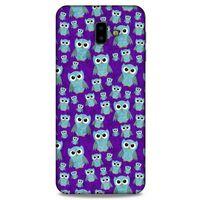 Baykuşlar (3) Desenli Silikon Kapak Telefon Kabı Samsung Galaxy J6 Plus Kılıf
