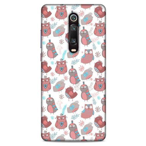 Baykuşlar (42) Desenli Silikon Kapak Telefon Kabı Xiaomi Mi 9T Pro Kılıf