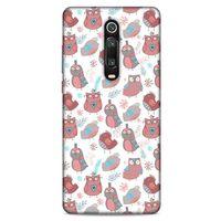 Baykuşlar (42) Desenli Silikon Kapak Telefon Kabı Xiaomi Mi 9T Pro Kılıf