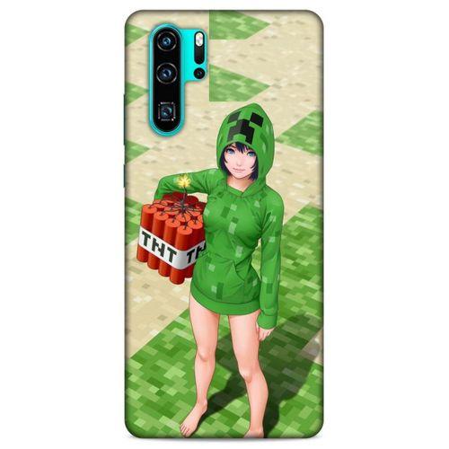 Lopard Huawei P30 Pro Uyumlu Kılıf PiXel (33) Hybrid Kılıf TNT Girl