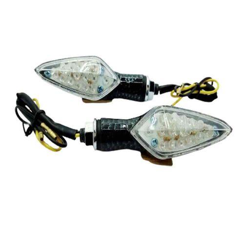 UNİVERSAL Sinyal Ledli Zamak Karbon 8552 Sarı Işık