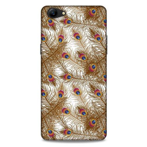 Oppo A79 Kılıf Desenli Özel Seri Tüyler (25) Antişok Kapak