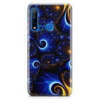 Huawei Nova 5i Kılıf Çizgili Zerafet Arka Kapak Koruma Desenli Full Koruyucu