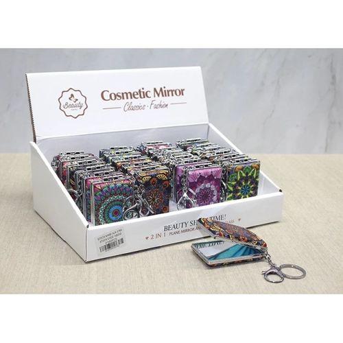 Taşlı El Aynası Anahtarlık