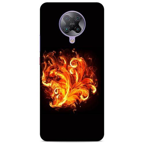 Lopard Xiaomi Poco F2 Pro Uyumlu Kılıf FireX (22) Tam Koruma Kılıfı Ateş Buket