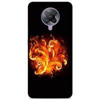 Lopard Xiaomi Poco F2 Pro Uyumlu Kılıf FireX (22) Tam Koruma Kılıfı Ateş Buket