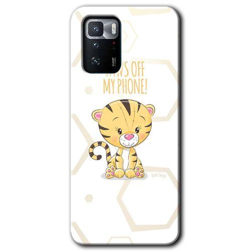 Poco x3 GT Kılıf Baskılı Kapak - Sevimli Kedi 1 + 5D Tam Kaplayan Cam