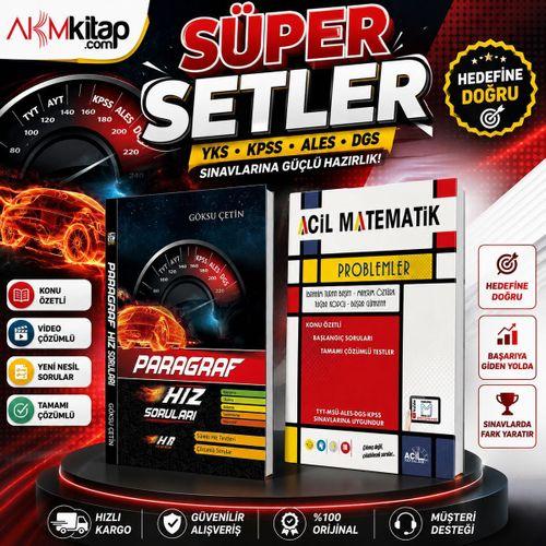 Hız ve Renk Paragraf ve Acil Yayınları Problemler Soru Bankası 2 Kitap Set