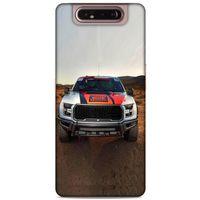 Lopard Samsung Galaxy A80 Uyumlu Kılıf PickUpX (30) Silicone Case Gri