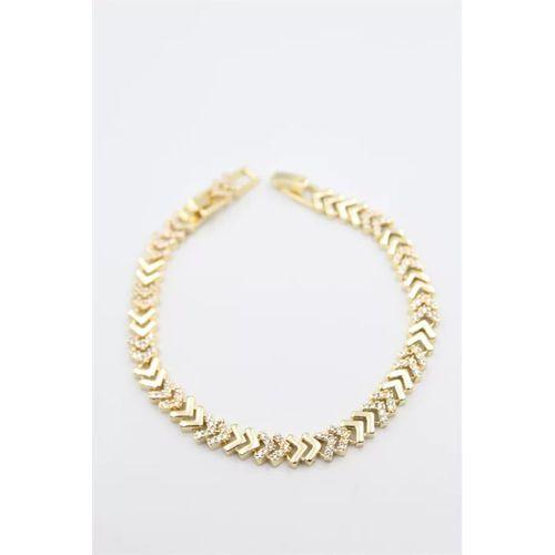 Taşlı Bileklik - Altın