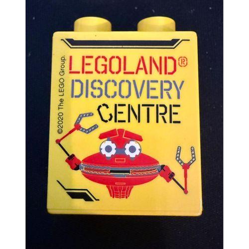 Legoland Discovery Centre 2020 Crab Pattern Duplo Brick 1x2x2