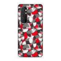 Xiaomi Mi Note 10 Lite Uyumlu Kılıf Romans (38) Neo Hybrid Kılıf Kırmızı Gri