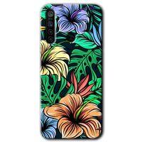 MRCİLETİSİM Realme 6i Kılıf Kapak - Hibiscus Flowers +Hayalet Ekran Yandan Gözükmez