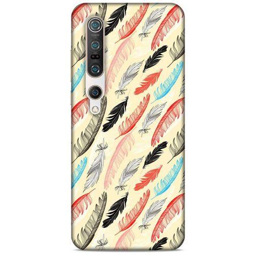 Xiaomi Mi 10 Pro Kılıf Desenli Özel Seri Tüyler (48) Bumper Kılıf