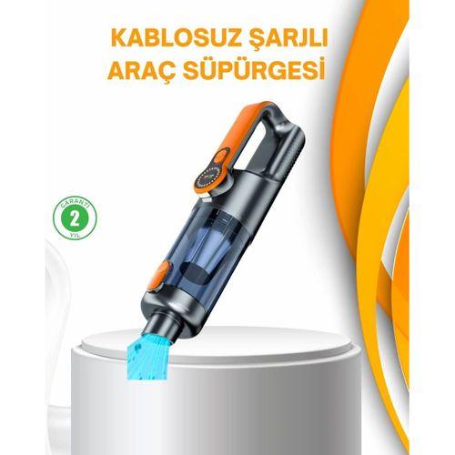 Kompakt Şarjlı El Süpürgesi Kuru Ve Sıvı Temizlik 5 Atlı