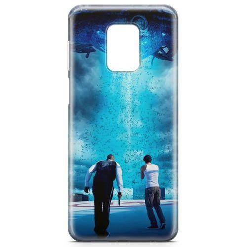 Xiaomi Redmi Note 9S Kılıf Skyline Arka Kapak Koruma Desenli Full Koruyucu