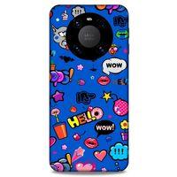 Lopard Huawei Mate 40 Pro Uyumlu Kılıf Pop Culture (7) Telefon Kılıfı