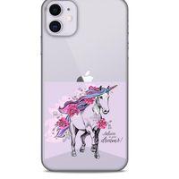 Zoologix (22) Apple iPhone 12 Mini Şeffaf Kılıf Silikon Desenli
