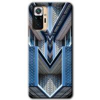 MRCİLETİSİM Xiaomi Redmi Note 10 Pro Kılıf Baskılı Kapak - Retro Building + 5D Tam Kaplayan Cam