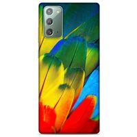 Samsung Galaxy Note 20 Kılıf Desenli Özel Seri Tüyler (3) Kapak