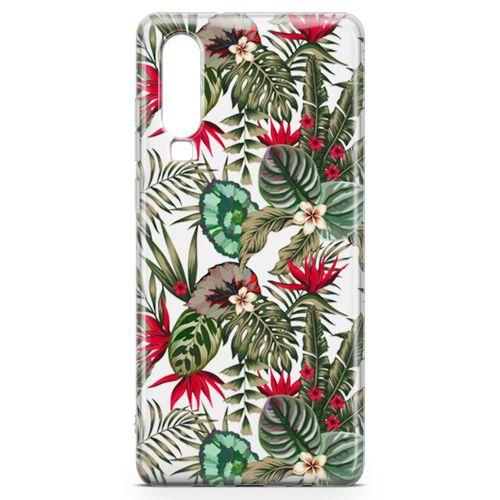 Huawei P30 Kılıf Güney Amerika Bahçe Arka Kapak Koruma Desenli Full Koruyucu