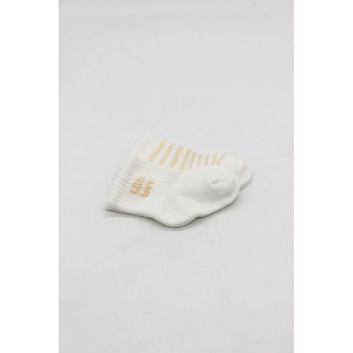 Bistyle Bistyle Little Girl Penye Soket Çorap 2li 10139 Ekru Somon