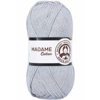 1 Adet Madame Cotton El Örgü İpi Yünü 100 gr 001 Gri