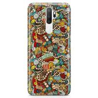 Oppo A5 2020 Kılıf Doodle Yeni Filmler Arka Kapak Koruma Desenli Full Koruyucu