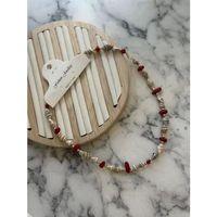 Deniz Kabuğu Kolye - Kırmızı