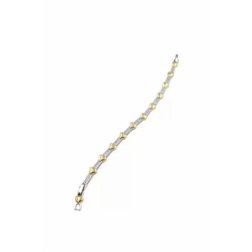 Zirkon Taşlı Bileklik - Gümüş