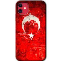MRCİLETİSİM iPhone 11 Kılıf Baskılı Kapak - Albayrak 2 + 5D Tam Kaplayan Cam