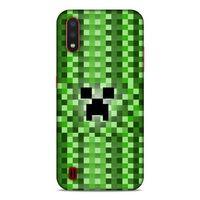 Lopard Samsung Galaxy A01 Uyumlu Kılıf PiXel (31) TPU Kılıf Steve Surat