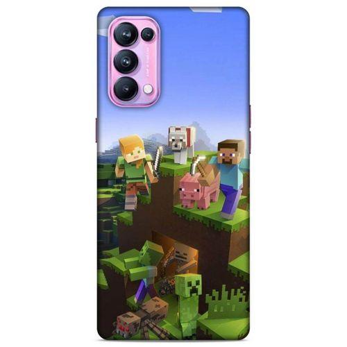 Lopard Oppo Reno 5 Pro 5G Uyumlu Kılıf PiXel (29) Arka Koruma Kılıfı Tüm Karakterler