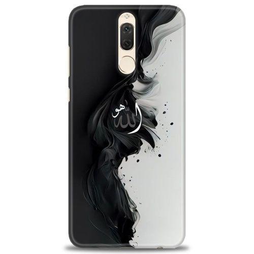 Huawei Mate 10 Lite Kılıf HD Baskılı Kılıf - Siyah ve Beyaz + Tam Ekran Koruyucu