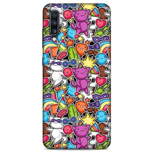 Samsung Galaxy A70s Kılıf Japonya (16) Kalın Kılıf Japon Pokemon
