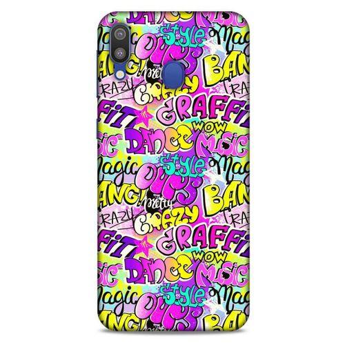 Graffitix (11) Desenli Silikon Kapak Samsung Galaxy M20 Kılıf