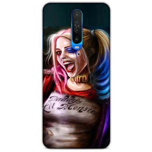 Xiaomi Poco X2 Uyumlu Kılıf Harley Quinn (8) Baskılı Kılıf Siyah