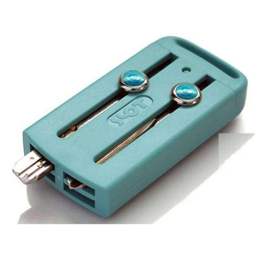 Slot Turkuaz Anahtarlık Anahtar Kabı 4 adet Boncuklu