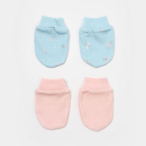 Bibaby Bibaby Biorganic Always Happy 2'Li Bebek Eldiven 72230 Gül Kurusu Mint
