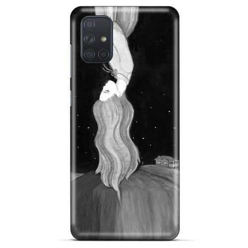 Samsung Galaxy M51 Kılıf Depresyon (24) Darbe Emici Kılıf Kahve Sarı
