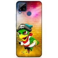 Lopard Oppo Realme C15 Uyumlu Kılıf GameX (28) Arka Kapak Korsan Papağan