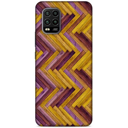 Lopard Xiaomi Mi 10 Lite Uyumlu Kılıf Wood'X (35) Fit Design Kılıf Baskılı
