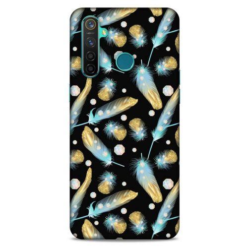 Oppo Realme 5 Pro Kılıf Desenli Özel Seri Tüyler (26) Tpu Silikon Kılıf