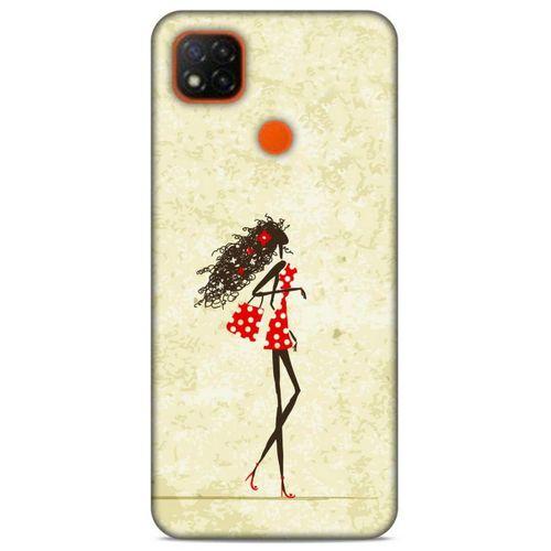 Lopard Xiaomi Redmi 9C Uyumlu Kılıf Sürreal Yüzler ♀ (38) Neo Hybrid Kılıf Desenli
